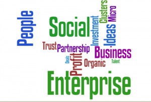 social enterprise word map